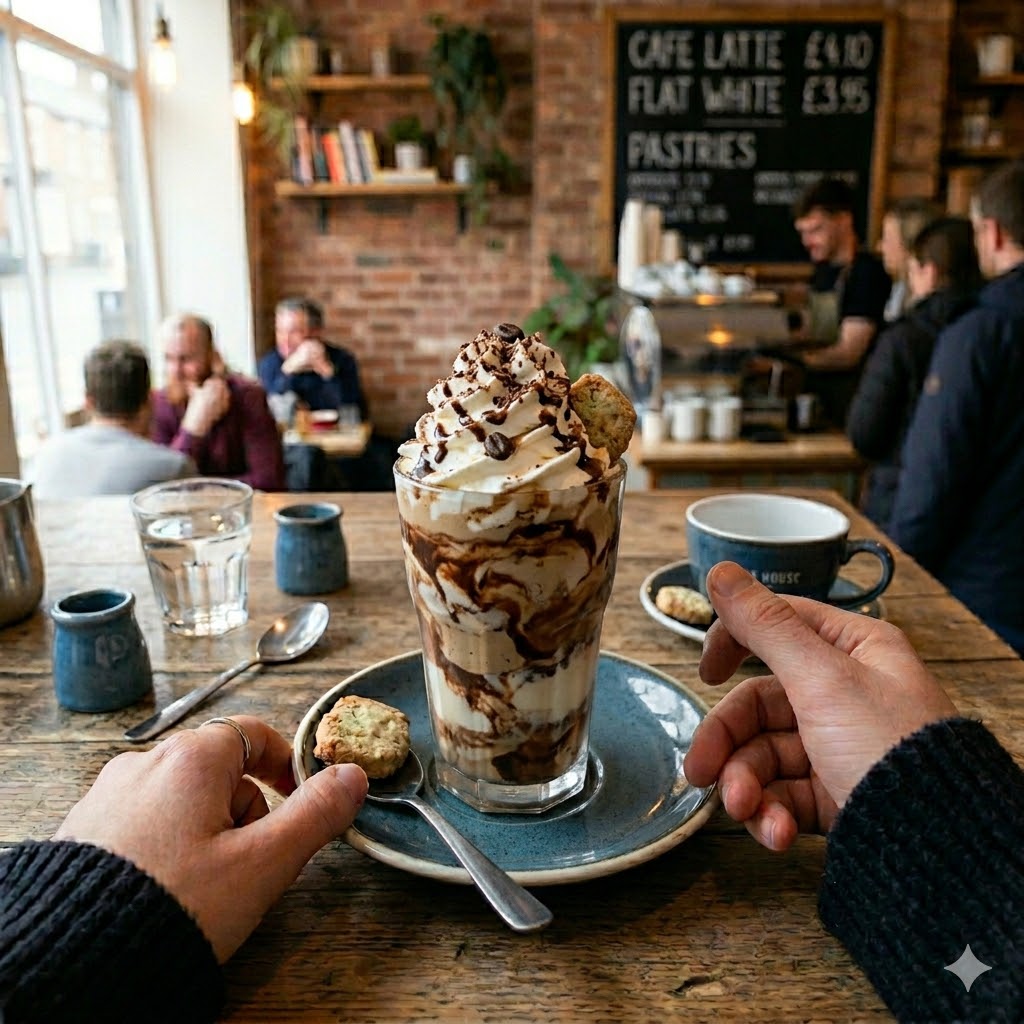 Marble Mocha Ice creamy cokelat kopi